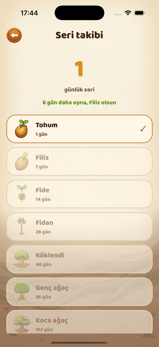 Seri takibi: yedi basamak