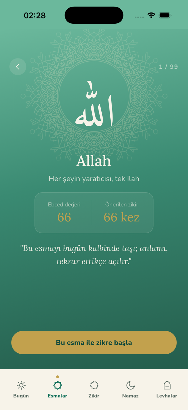 Esma detayı: anlam, ebced değeri, önerilen zikir